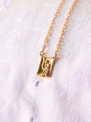 Escapulário Placa De Orixá Oxalá Banhada a Ouro 18k + Corrente Cadeado (1 mm) 70cm