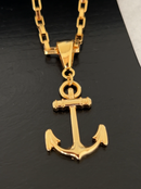 Pingente Marinheiro (31mm) - Banhado a Ouro e Verniz Italiano