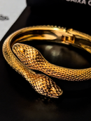 Pulseira Serpente 69mm Banhado a Ouro com Verniz Italiano
