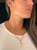 Pingente Espada de Iansã (31mm) - Banhada a Ouro e Verniz Italiano
