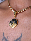 Corrente Grumet (5mm) 50, 60 ou 70 cm - Banhada a Ouro e Verniz Italiano