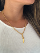 Pingente Espada de Iansã (31mm) - Banhada a Ouro e Verniz Italiano