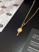 Corrente Elo Português (1mm) de 50, 60 ou 70 cm - Banhada a Ouro e Verniz Italiano