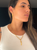 Pingente Espada de Iansã (31mm) - Banhada a Ouro e Verniz Italiano