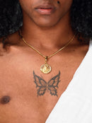 Corrente Grumet (3mm) 50, 60 ou 70 cm - Banhada a Ouro e Verniz Italiano