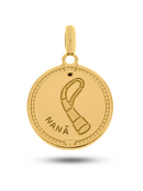 Pingente Nanã 26mm - Banhado a Ouro e Verniz Italiano