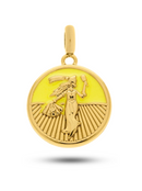 Pingente Oxum 26mm - Banhado a Ouro e Verniz Italiano