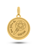 Pingente Oxum 26mm - Banhado a Ouro e Verniz Italiano