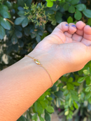Pulseira Elo Português (1mm) Unissex de 18, 20 ou 22cm - Banhada a Ouro e Verniz Italiano
