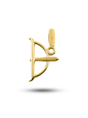 Pingente Ofá (19mm) - Banhado a Ouro e Verniz Italiano
