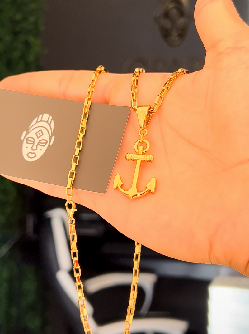 Corrente Cartier Elo Chapado (3mm) 60 cm ou 70 cm - Banhada a Ouro e Verniz Italiano