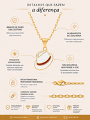 Conjunto Chapéu de Malandro: Pulseira + Corrente C/ Pingente - Banhado a Ouro e Verniz Italiano