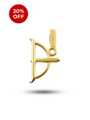 Pingente Ofá (19mm) - Banhado a Ouro e Verniz Italiano