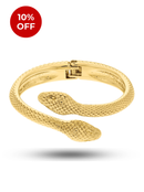 Pulseira Serpente 69mm Banhado a Ouro com Verniz Italiano