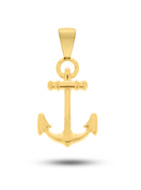 Pingente Marinheiro (31mm) - Banhado a Ouro e Verniz Italiano