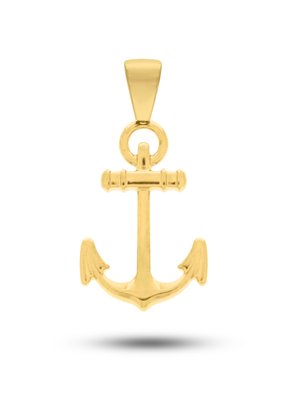 Pingente Marinheiro (31mm) - Banhado a Ouro e Verniz Italiano