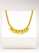 Kit Pingente Padilha (10mm) + Corrente Grumet (3mm) de 50, 60 ou 70 cm - Banhada a Ouro e Verniz Italiano