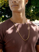 Corrente Cordão Baiano (2mm) 50, 60 ou 70 cm - Banhada a Ouro e Verniz Italiano