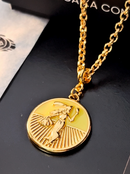 Pingente Oxum 26mm - Banhado a Ouro e Verniz Italiano