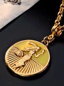 Pingente Oxum 26mm - Banhado a Ouro e Verniz Italiano