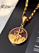 Corrente Cartier Elo Chapado (3mm) 50, 60 ou 70 cm - Banhada a Ouro e Verniz Italiano